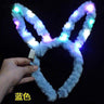 LED Bunny Ears Headband - Plush Hair Accessories