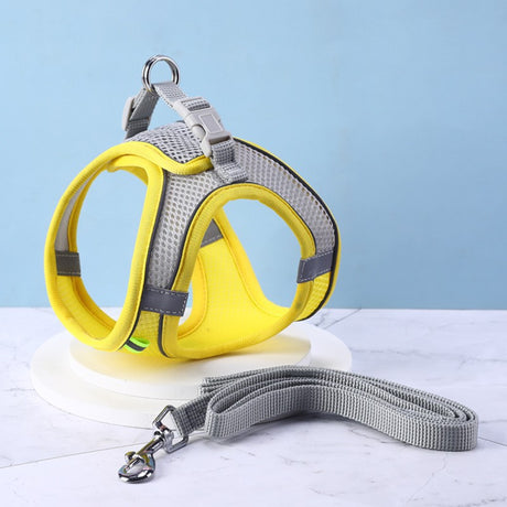 Reflective Outdoor Pet Traction Rope and Vest Combo
