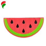 Creative Silicone Watermelon Brush Cleaning Mat with Suction Cups