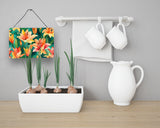 Lilies in Watercolor Wall or Door Hanging Prints