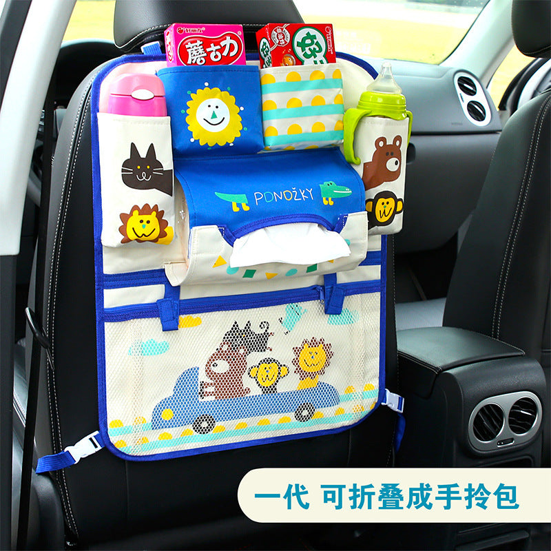 Creative Cartoon Car Seat Back Storage Organizer Bag