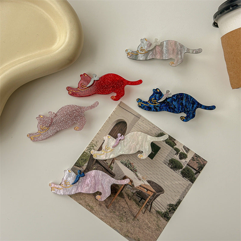 Japanese Style Cute Kitten Duckbill Hair Barrettes