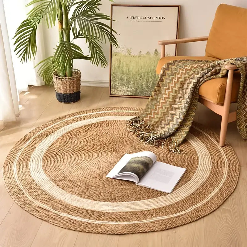Nordic Style Woven Carpet for Home and Bedroom