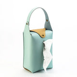 PU Leather Tissue Bag for Car, Home, and Office Use