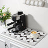 XiFEO Coffee Mat Large Dish Drying Mat for Kitchen Counter Hide Stain Absorbent Coffee Bar Mat Spill Mat Coffee Maker Station Pot Mat for Countertops Coffee Bar Accessories Organizer Decor