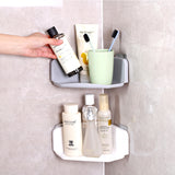 Corner Drain Rack for Bathroom and Kitchen Storage