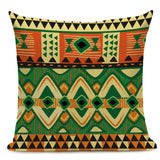 Bohemian Car Seat Cushion and Linen Pillow Cover