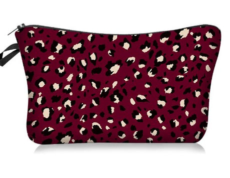Zebra Stripe & Leopard Print Makeup Bag Organizer