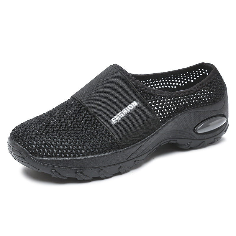 Breathable Mesh Half Support Women's Casual Shoes