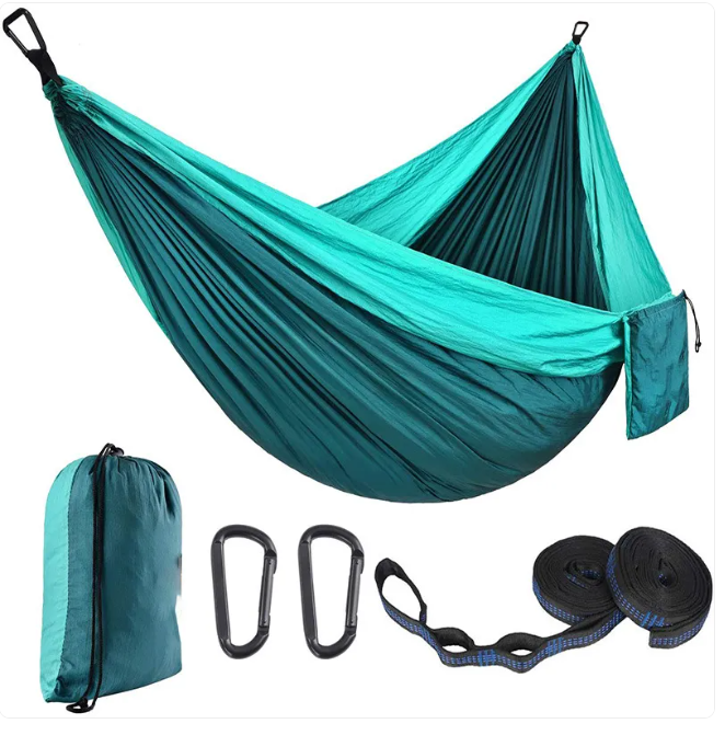 Outdoor Double Camping Hammock - 210T Parachute Nylon