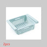 Telescopic Refrigerator Storage Basket for Freshness