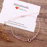 Beaded Adjustable Knitting Bracelet Craft Accessory