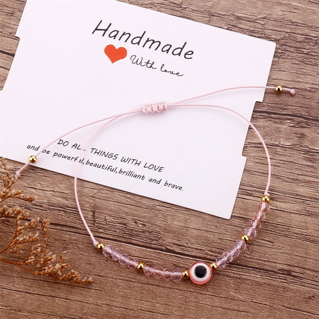 Beaded Adjustable Knitting Bracelet Craft Accessory