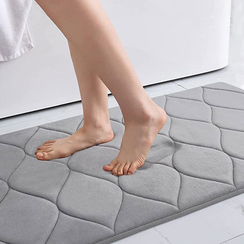Absorbent Non-Slip Floor Mat for Home and Bathroom