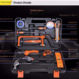 Automotive Repair Tool Set with Wrenches and Accessories