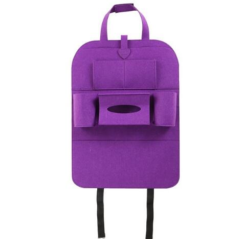 Car Seat Cover with Backrest Storage Bag