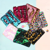 Two-Tone Mermaid Sequin Makeup Organizer Pouch