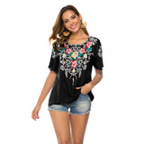 Hannah Embroidered Short Sleeve Shirt