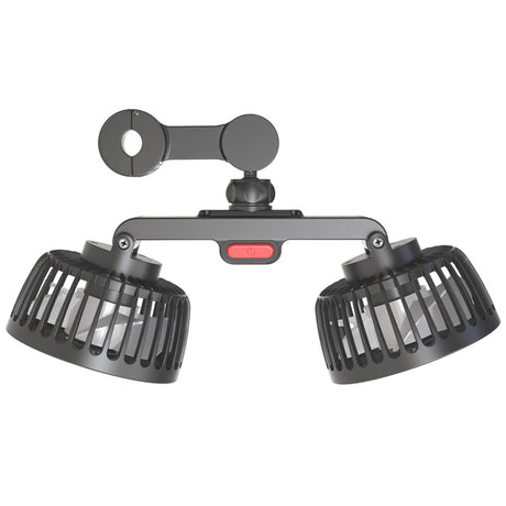 Chair Back Dual Head Car Fan