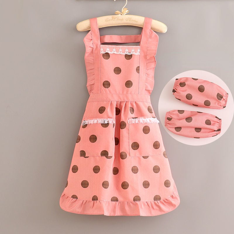 Cute Printed Kitchen Apron for Home Use