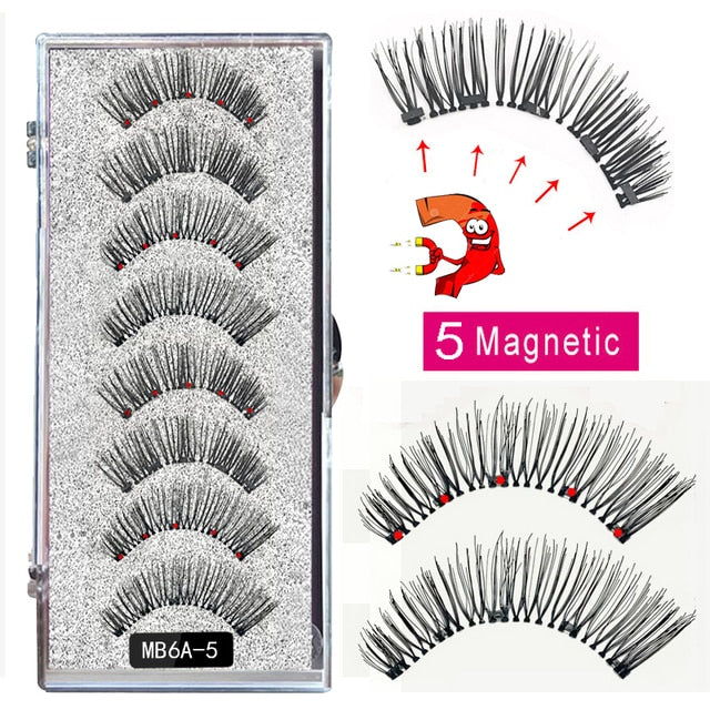 MBA 5 Magnetic Eyelashes Curler Set