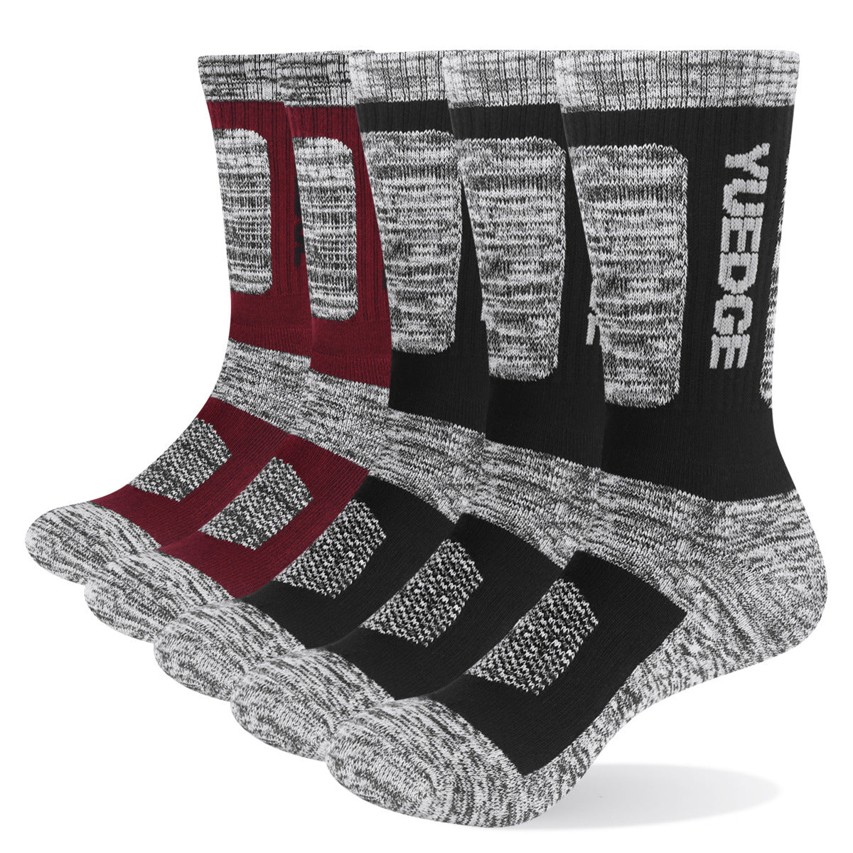 Men's Cotton Thick Outdoor Sports Socks for Hiking