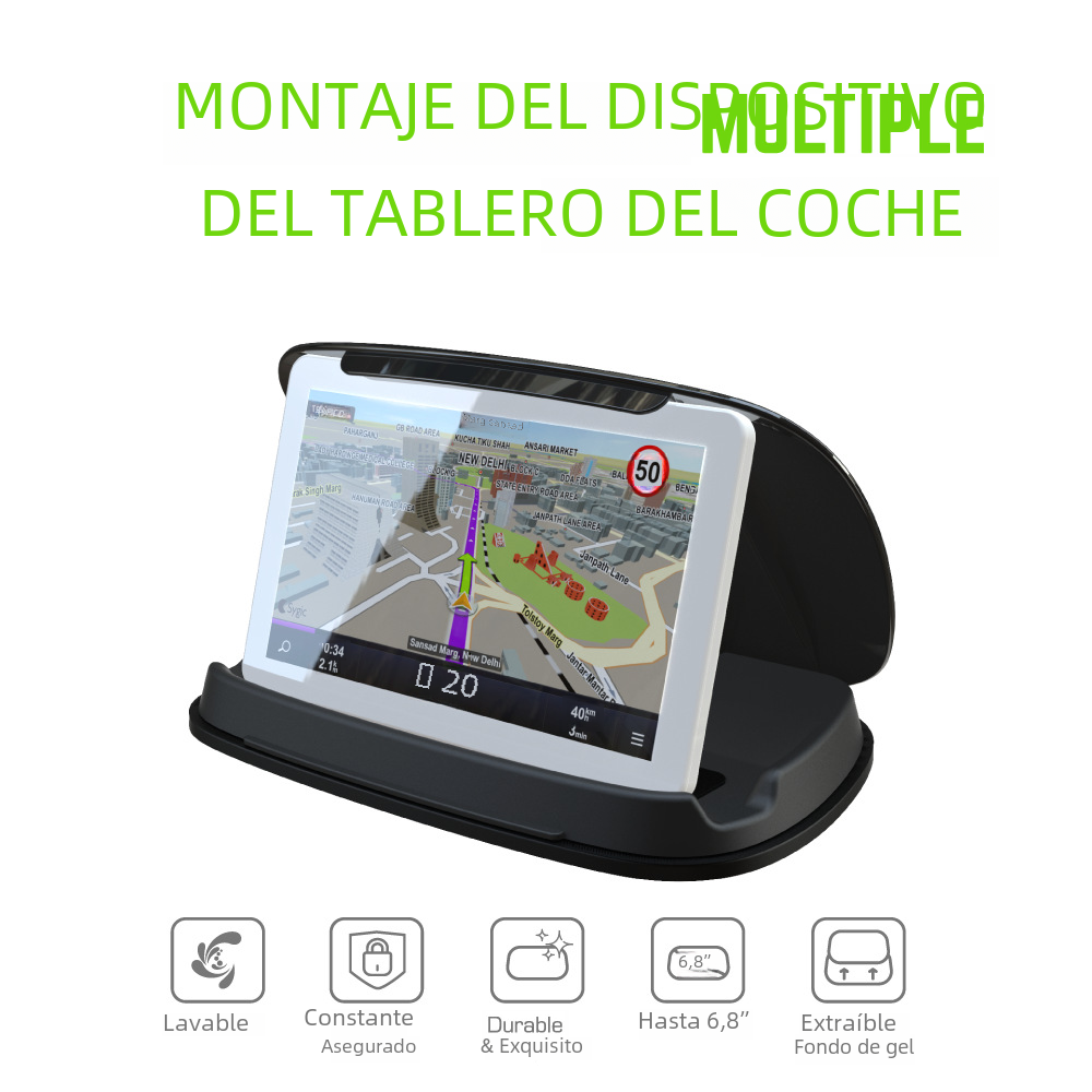 Universal Silicone Phone Holder for Dashboard (Car Mount)