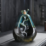 Incense Burner with Flowing Design for Home Decor