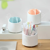 Rotating Makeup Brush Holder - Portable Storage Box