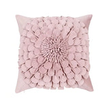 3D Flower Pattern Throw Pillowcase for Home Decor 18x18in