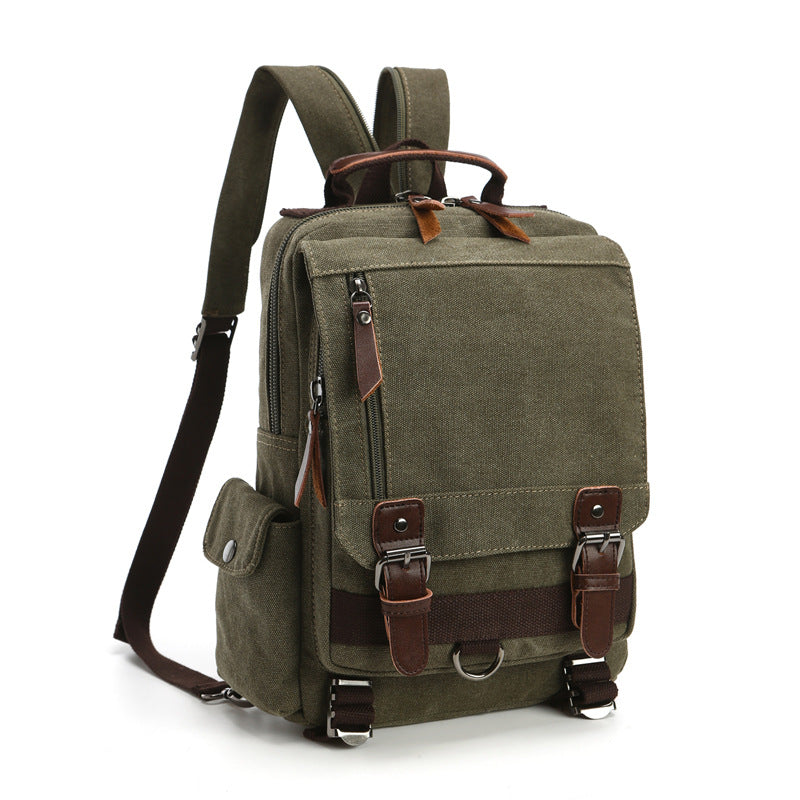 Fashion Canvas Outdoor Travel Crossbody Bag