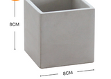 Creative Square Cement Planter for Succulents and Cacti