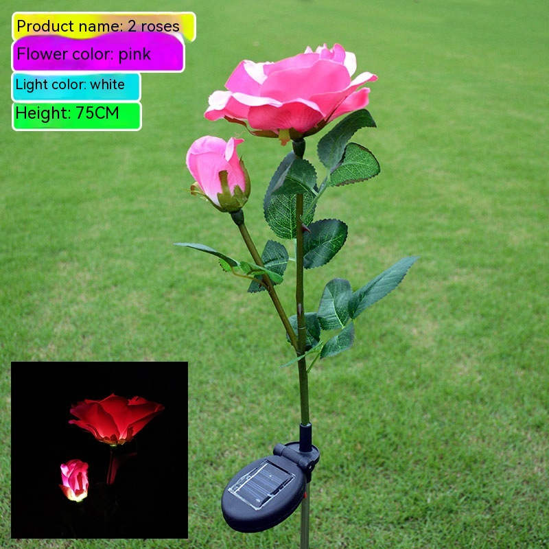 Solar-Powered LED Garden Light