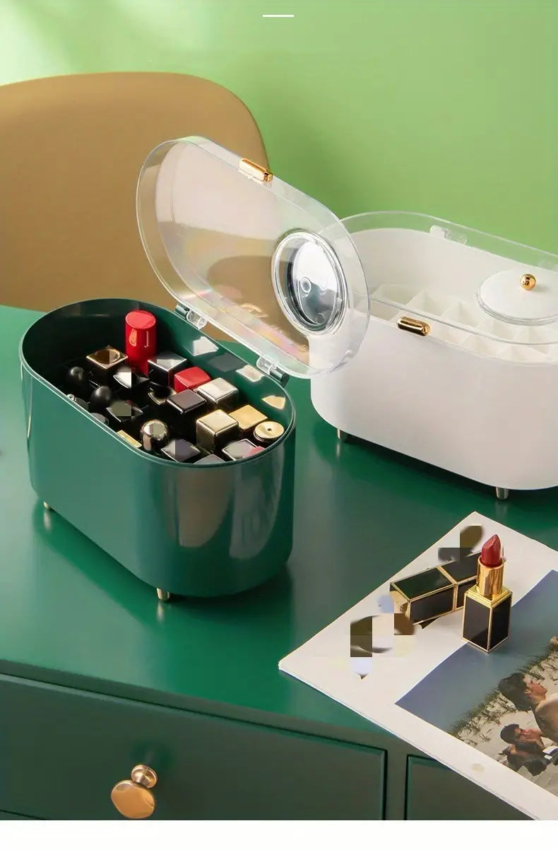 Stylish Multi-Grid Storage Box for Lipsticks and Makeup