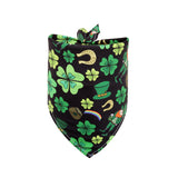 St. Patrick's Day Clover Dog Scarf Pet Accessory