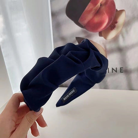Wide Edge Cloth Hair Band for Women - Retro Style Accessory