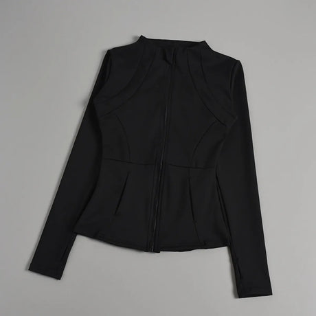 Long Sleeve Slim-Fit Fitness Jacket