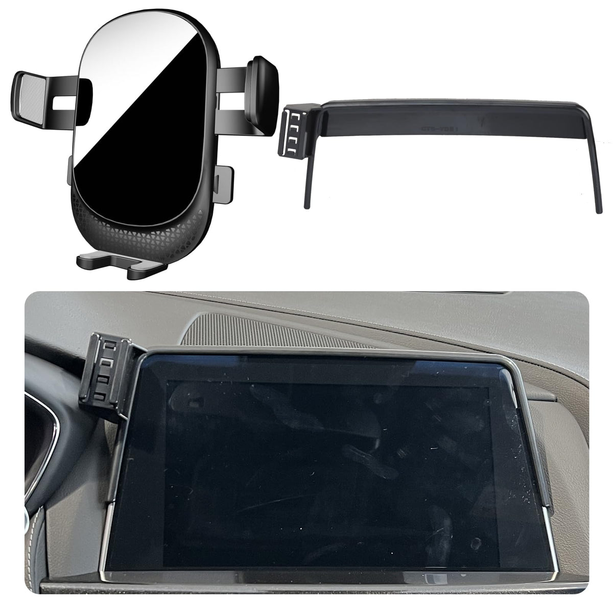 Car Phone Holder for Cadillac CT5 Auto Accessories [Only for 2020-2024 CT5 Screen Style] [Auto Lock Hands Free Cell Phone Mount Car fits for iPhone & All Smartphones]