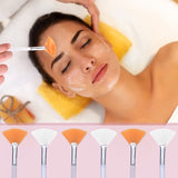 Portable Soft Fan Makeup Brush Tool for Face