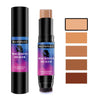 MATEPLEX Wig Lace Dyeing Concealer Stick with brush Double-head Wig Knots Healerconcealer for Lace wigs & Frontal Part & Hairline Light Brown-01