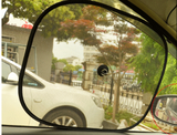 Car Sunshade with Black Mesh and Suction Cups