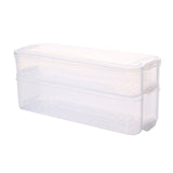3-Tier Plastic Food Storage Box with Lid for Kitchen