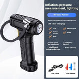 Multifunctional Handheld Wireless Digital Inflator with Intelligent Display – Portable Car Tire Air Pump