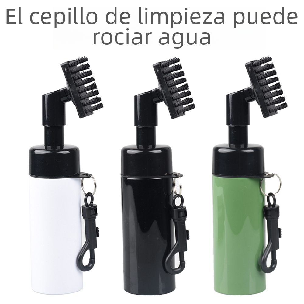 Golf Club Cleaning Brush with Water Sprayer Attachment
