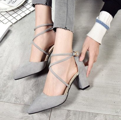 2020 Spring/Summer Korean Women's High Heel Sandals