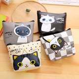Korean Cute Cat PU Coin Purse and Key Organizer