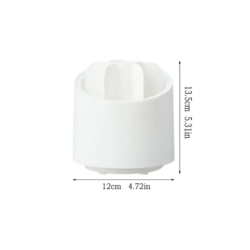 Rotating Makeup Brush Holder - Portable Storage Box