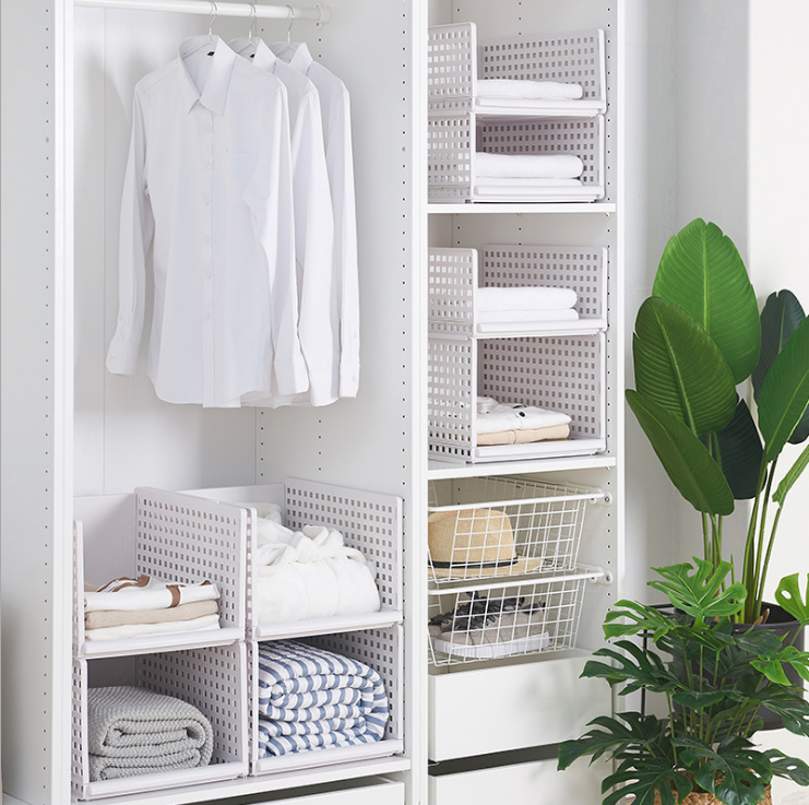 Multifunctional Clothes Storage Box with Drawer Design