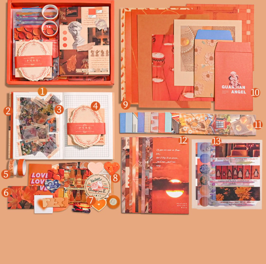 Retro Stationery Gift Box Set