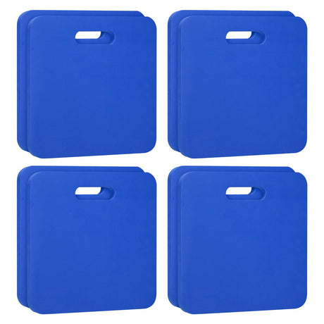 PATIKIL Foam Stadium Seat Cushion 8 Pack Hard & Strong Portable Stadium Seat Pad for Bleacher Hard EVA Cushion Outdoor Seating for Spectating Sport Camping Blue